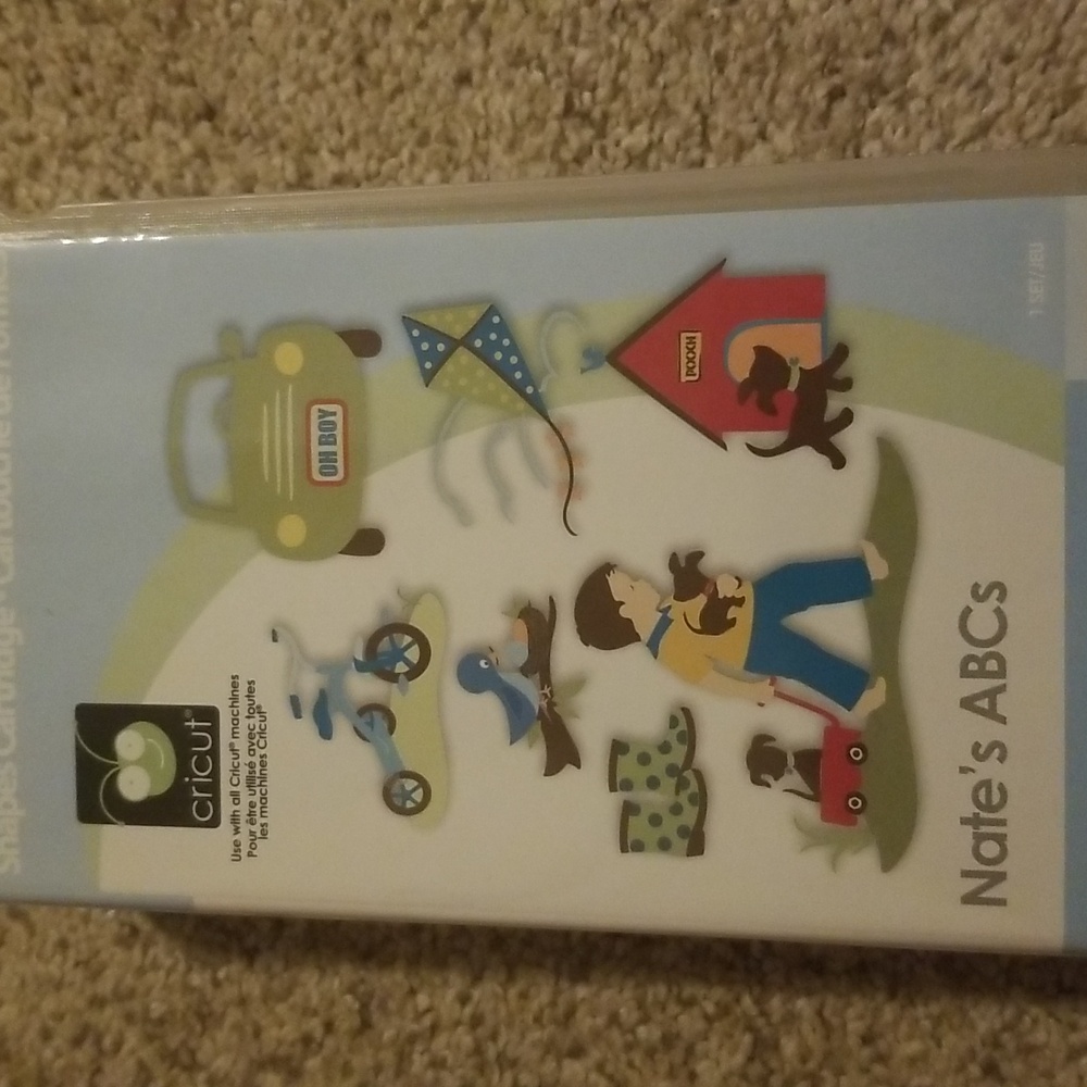 Cricut Nate's ABCs Cartridge.